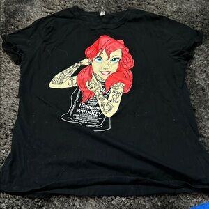 Black Graphic Women's Top